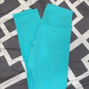 Til you collapse Caribbean blue leggings